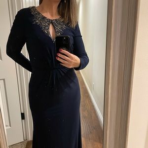 JS Boutique Navy Blue Dress